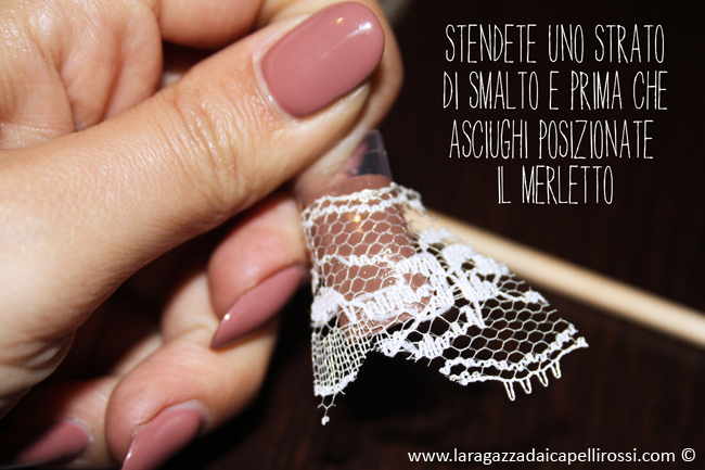 tutorial unghie merletto