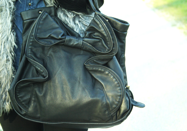 Fashion Blogger fur coat