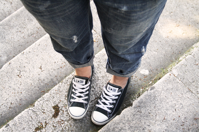 La Ragazza dai Capelli Rossi, Fashion Blogger, Outfit, Look, Puro, Bijoux MOA Paris, Federica Cimetti, Falabella Stella McCartney, Sneakers Converse 