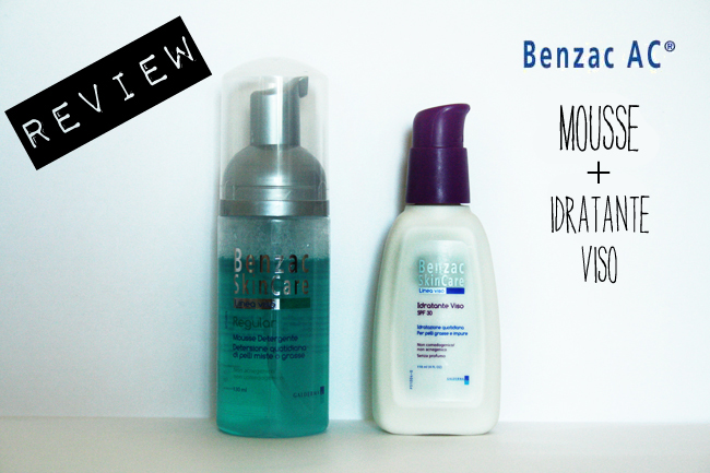 review: Benzac mousse + idratante viso