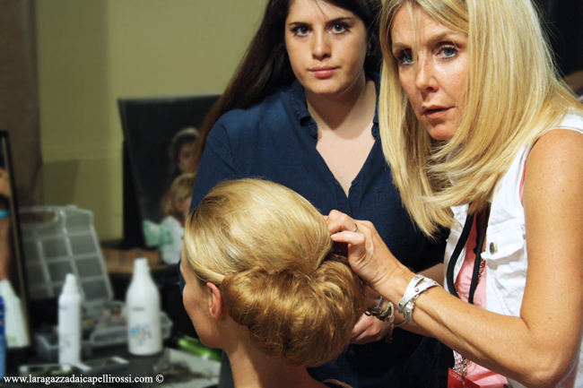 Mireille Dagher AltaRoma Backstage Mireille Dagher AltaRoma Backstage