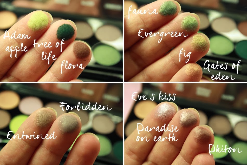 Swatch ombretti Sleek Makeup Swatch ombretti Sleek Makeup