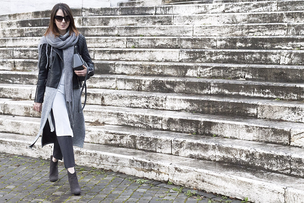 OUTFIT: MONOCROMIE E GIOCHI DI LUNGHEZZE