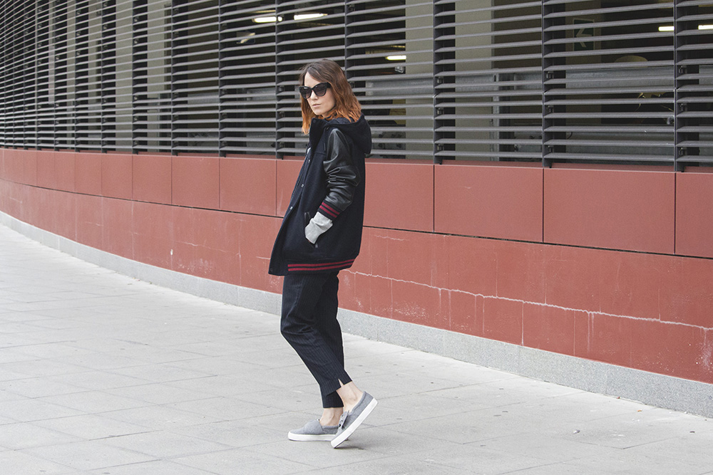 OUTFIT: SCARPE COL FIOCCO E GIACCA COLLEGE