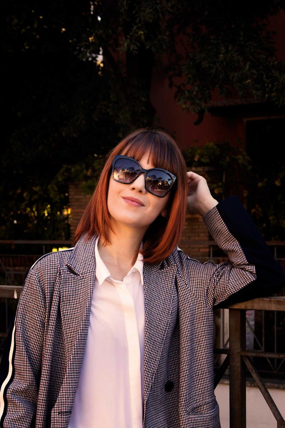 Federica Cimetti La Ragazza dai Capelli Rossi - Outfit Cappotto Shein