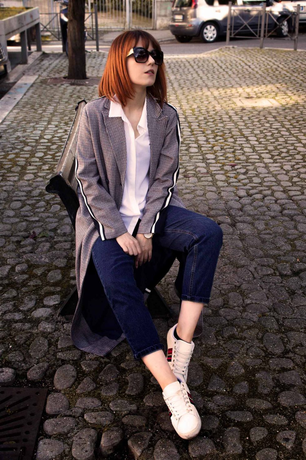 Federica Cimetti La Ragazza dai Capelli Rossi - Outfit Cappotto Shein